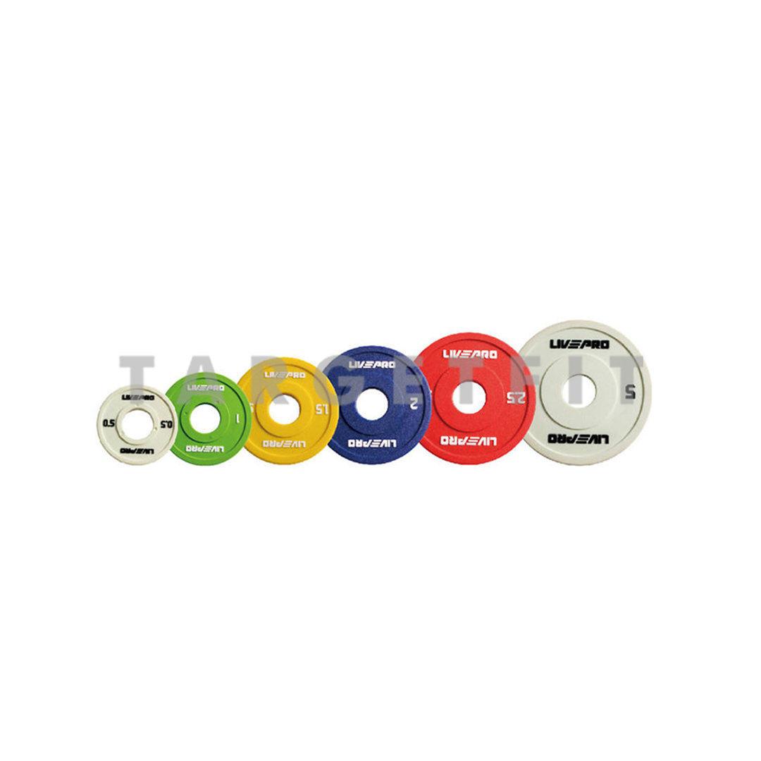 Urethane Change Plate Set 0.5kg s/d 5kg Livepro