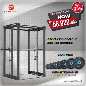 Promo Bodycraft Jones Smith Machine + Livepro Training Plate 5kg-25kg