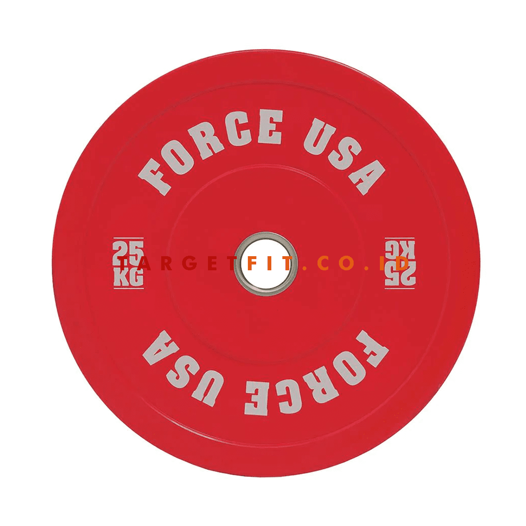 Force USA Pro Grade Bumper Plates 5 - 25 kg